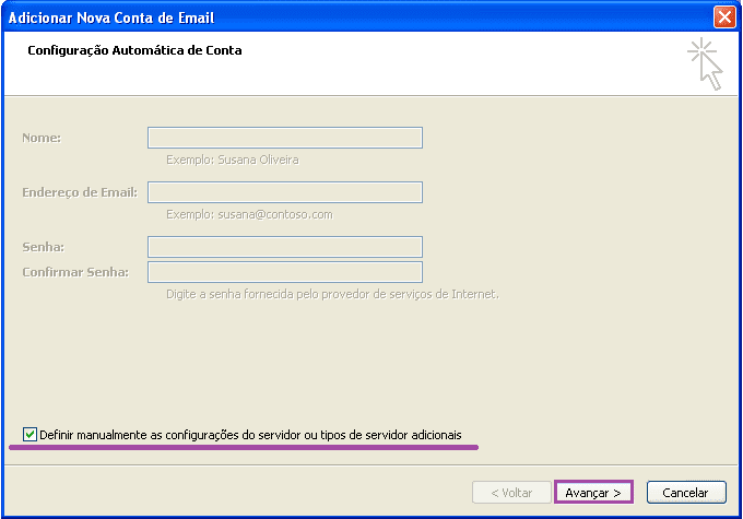 Configurando o Outlook 2007