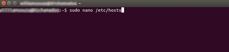 Editar arquivo hosts no Linux
