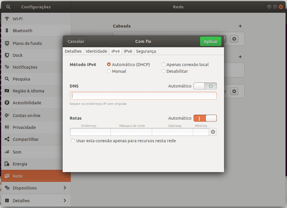 Configurar DNS recursivo no Ubuntu